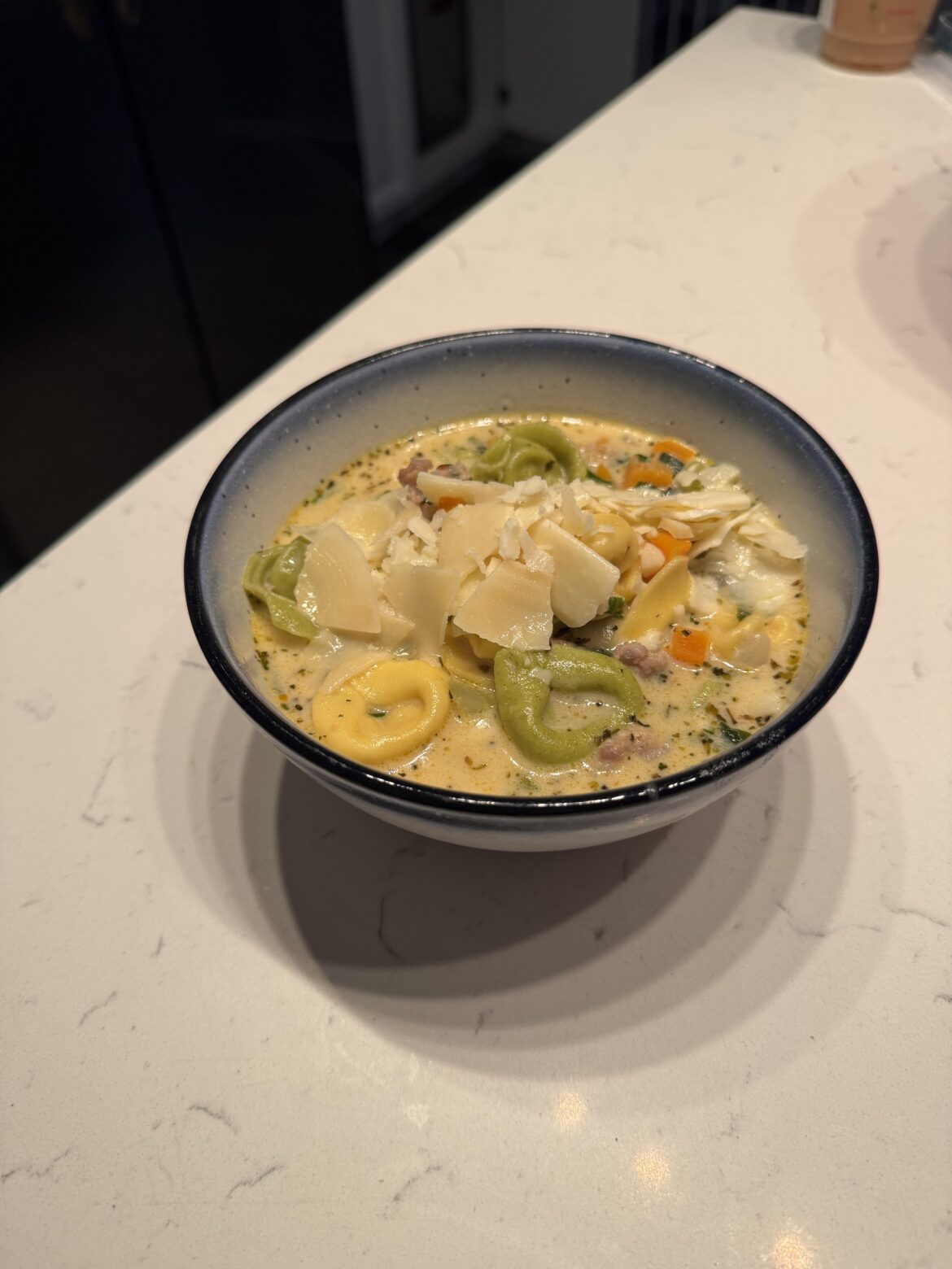 Italian Sausage & Tortellini Soup