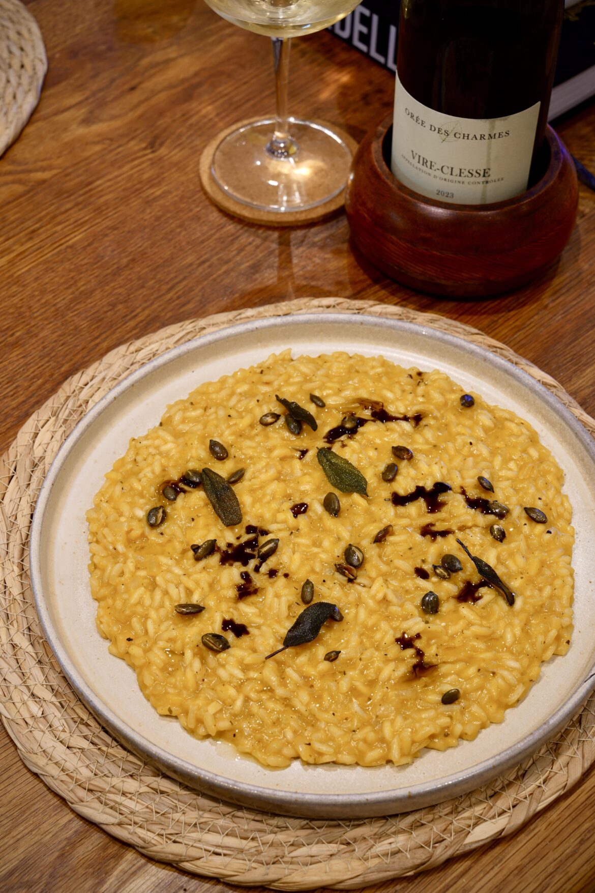 Risotto of Crown Prince Squash. Risotto of Crown Prince Squash.