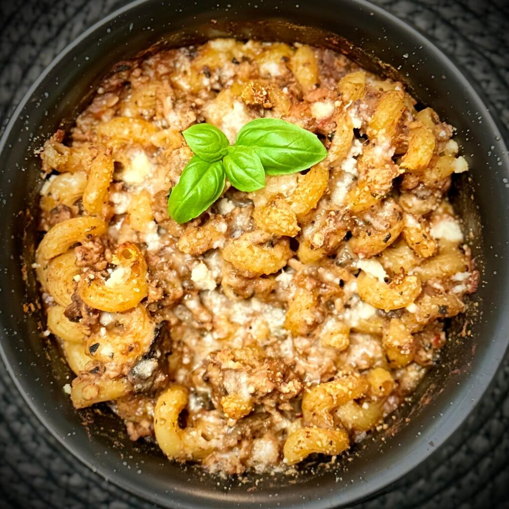 [Homemade] Pork, Chilli and Lentil Ragu al Forno
