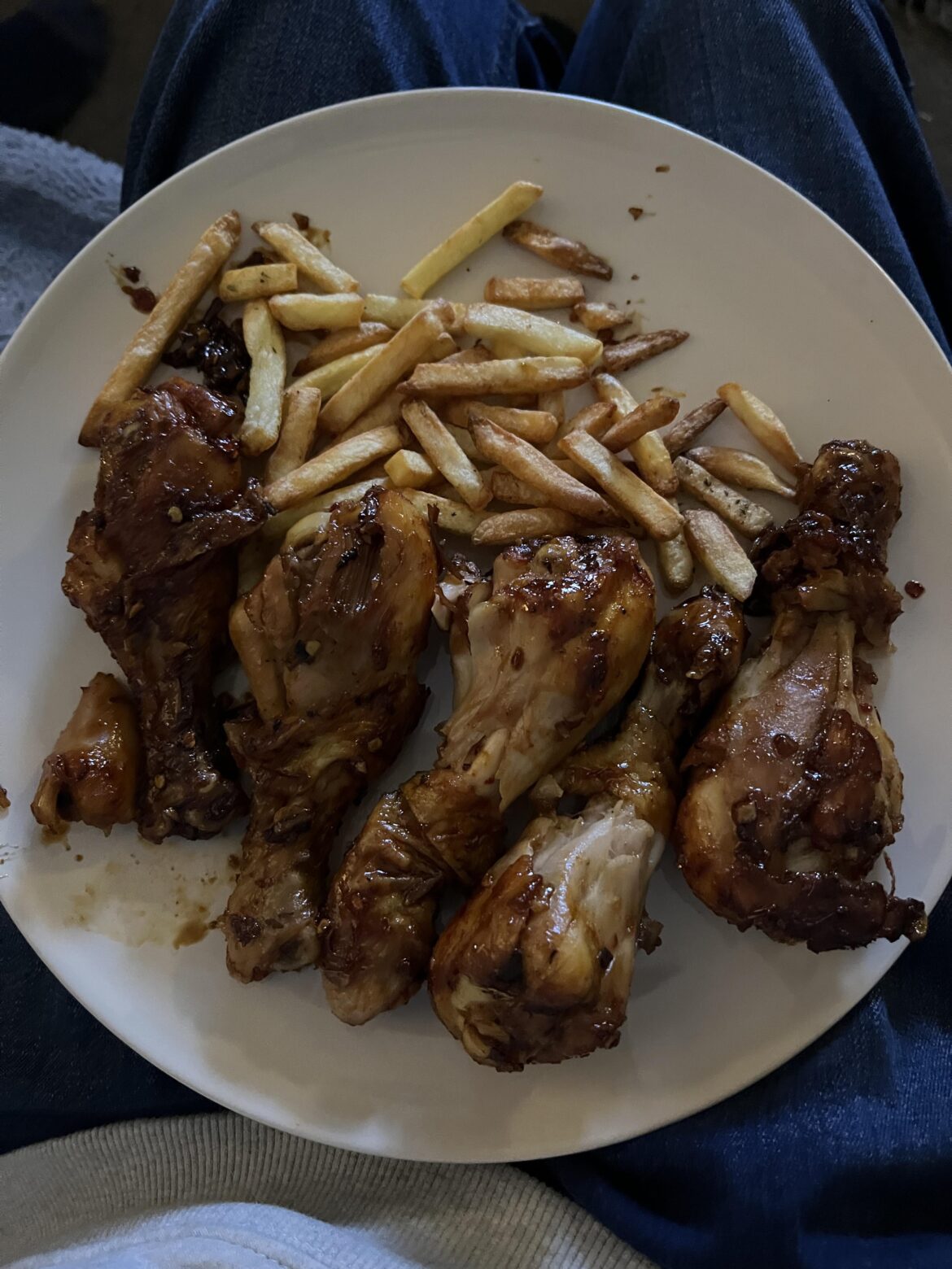 Not exactly a typical British dinner, but these that I made were amazing