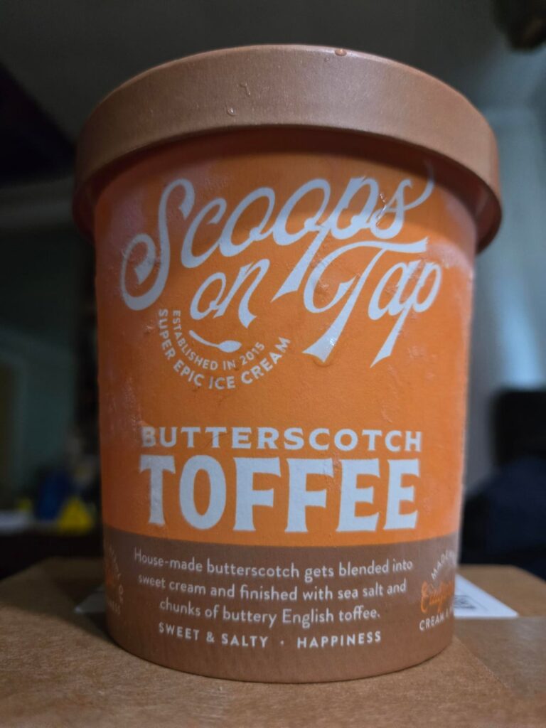 Scoops on Tap Butterscotch Toffee
