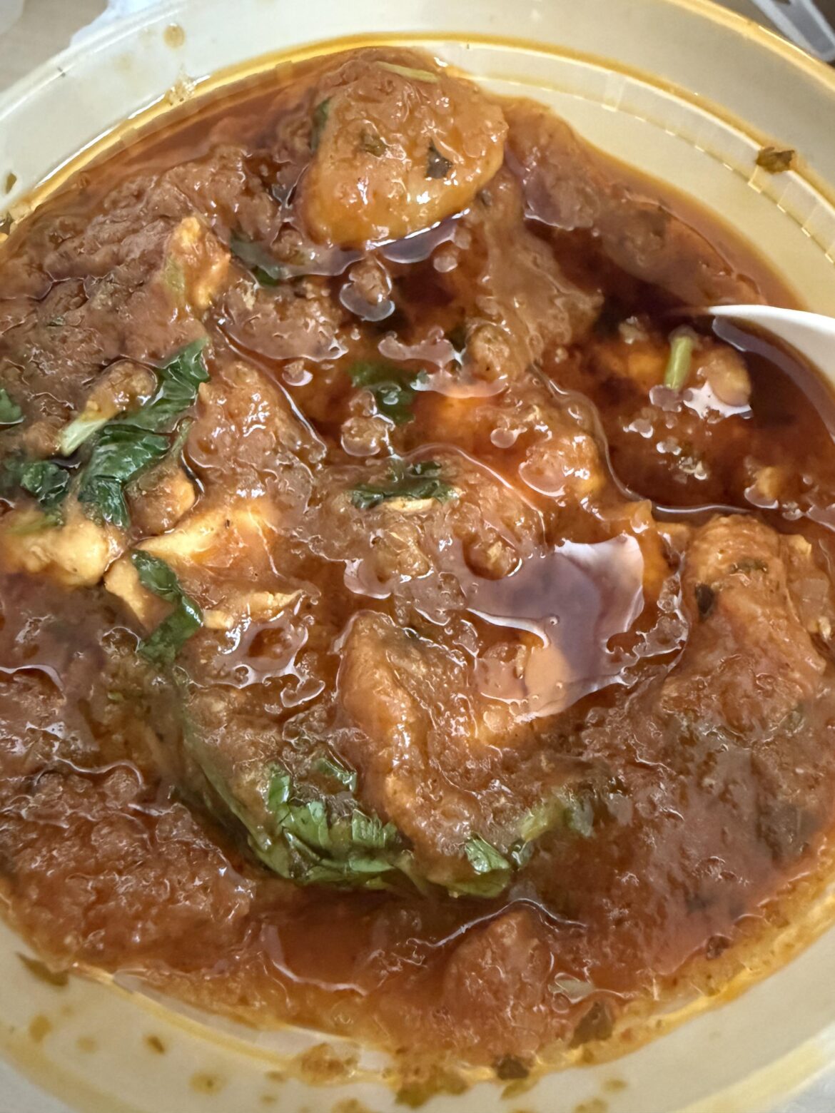 Lemon Curry from Rita’s Gate of India…does any other restaurant have this on the menu?