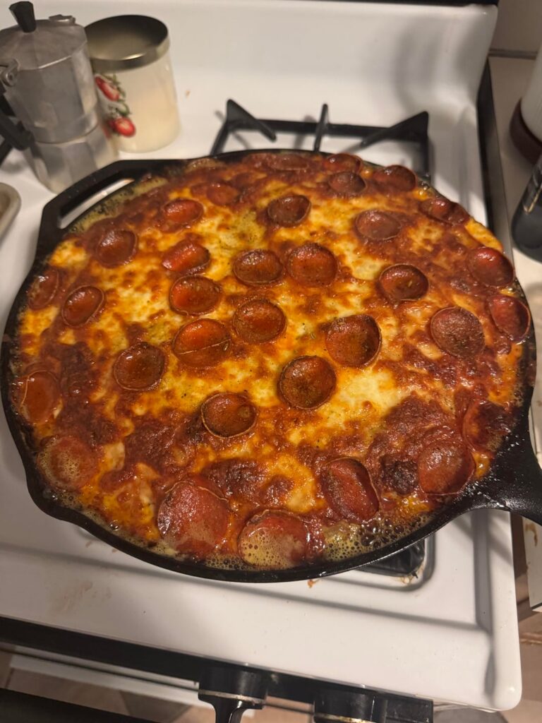 Behold my GF’s Famous Cast Iron Focaccia Pie