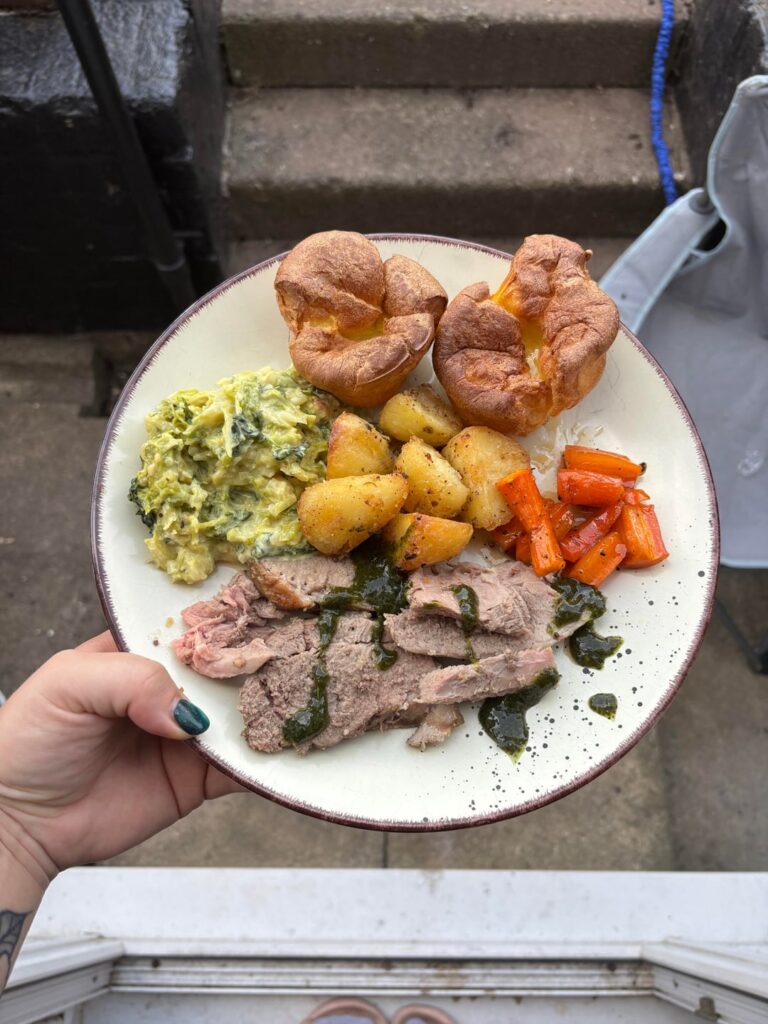 First attempt at roasting Lamb