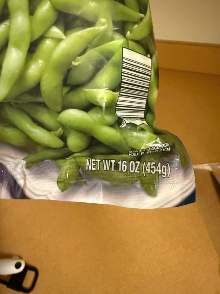 Can anyone help with the calories on these? It says the whole bag is 140 calories at 130g, and you’re supposed to steam in the bag, but then it says the bag is 454g? What is the actual calorie count and serving size?