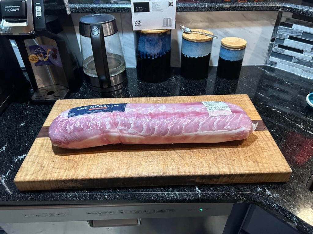 Hand cut pork chops, jasmine rice, spinach