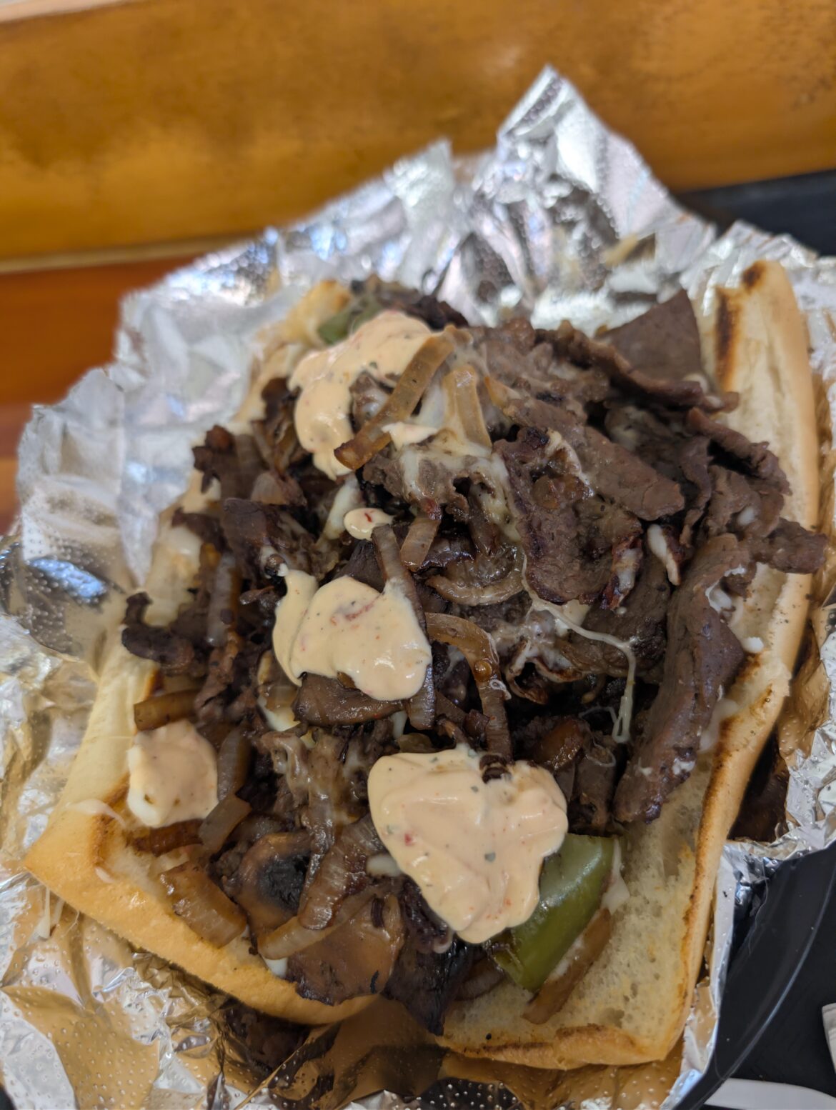 Korean Phily Cheesesteak worth the trip to Ravenswood