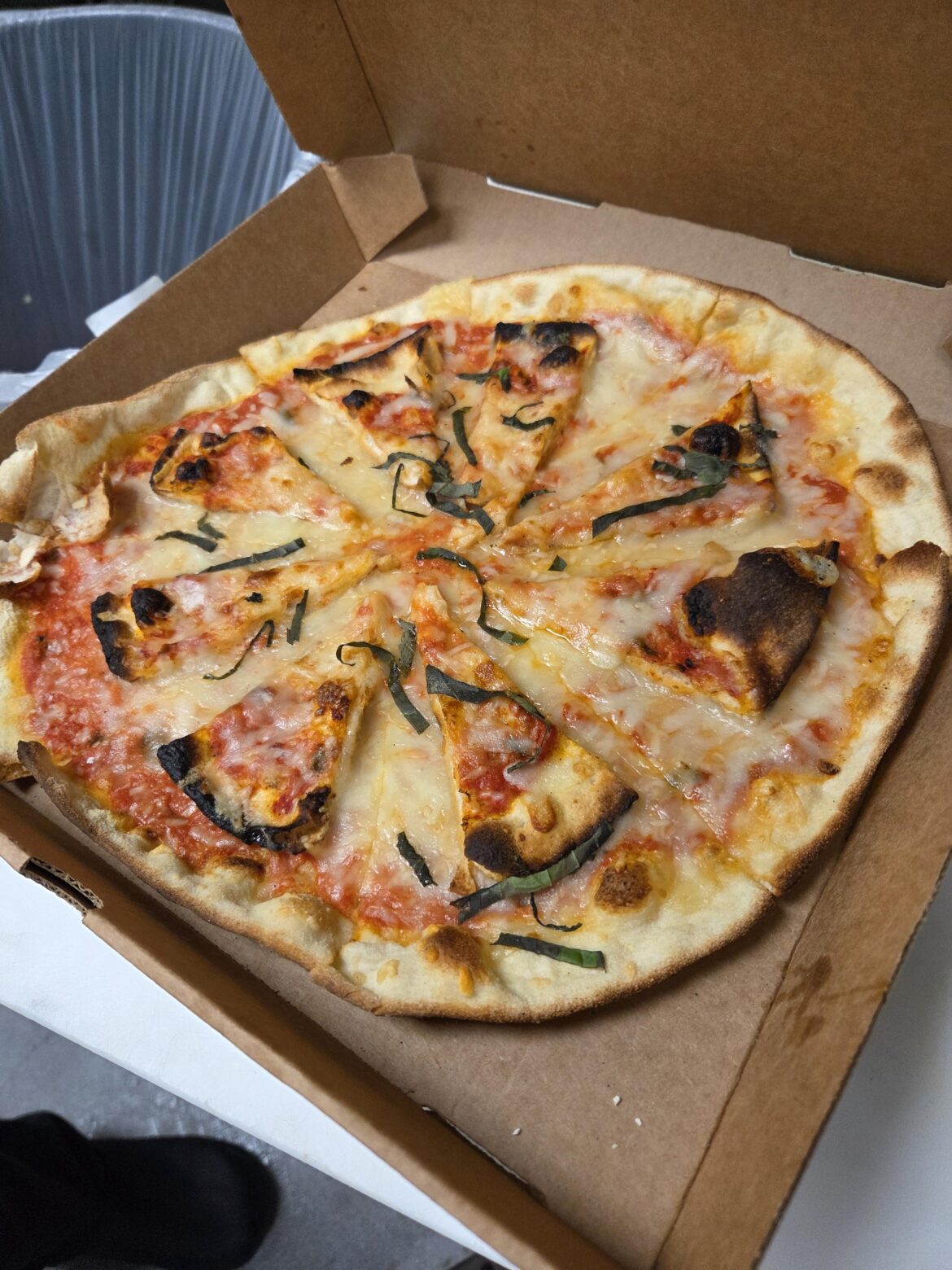 This pizzaception pizza my coworker made.