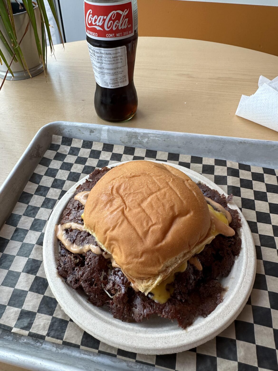 Felt like a burger for lunch.