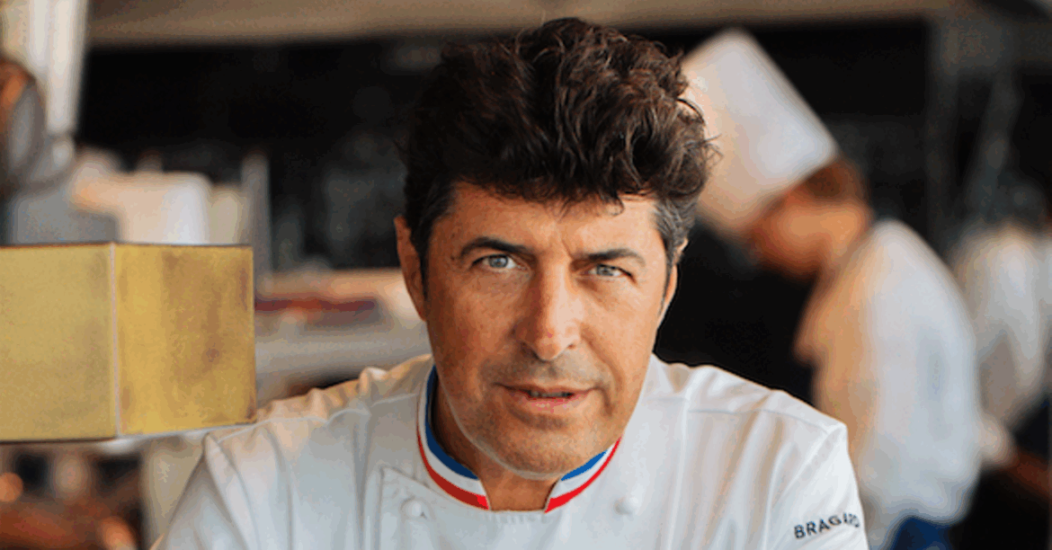 The chef who has registered the names and recipes of his restaurant so that no one can copy them