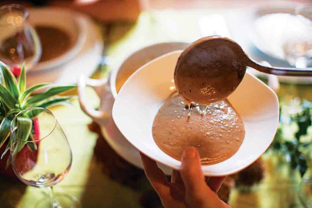 Velouté de Châtaignes (Creamy Chestnut Soup)