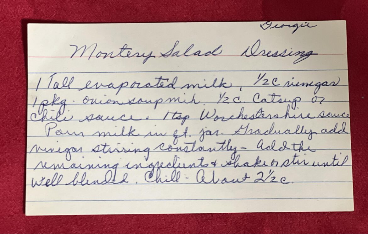 Monterey Salad Dressing