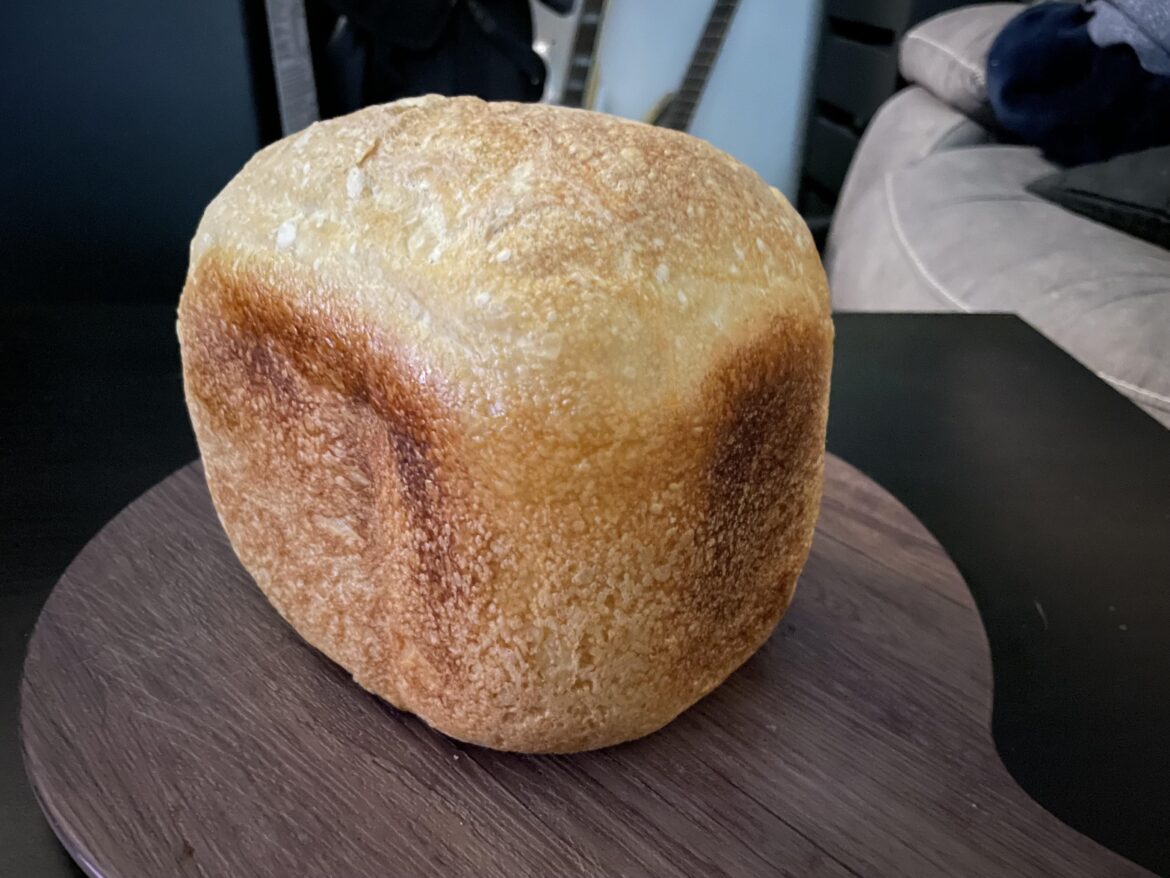 My first loaf ever, let alone  sourdough 😭 Not as pretty as most in here but I’m gonna cry