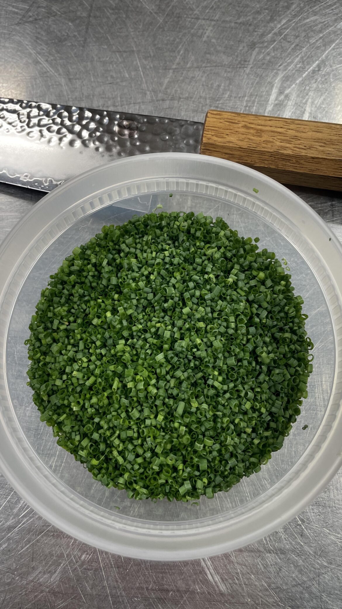 Cutting a cup of chives every day until this Reddit says they’re perfect. Day 6