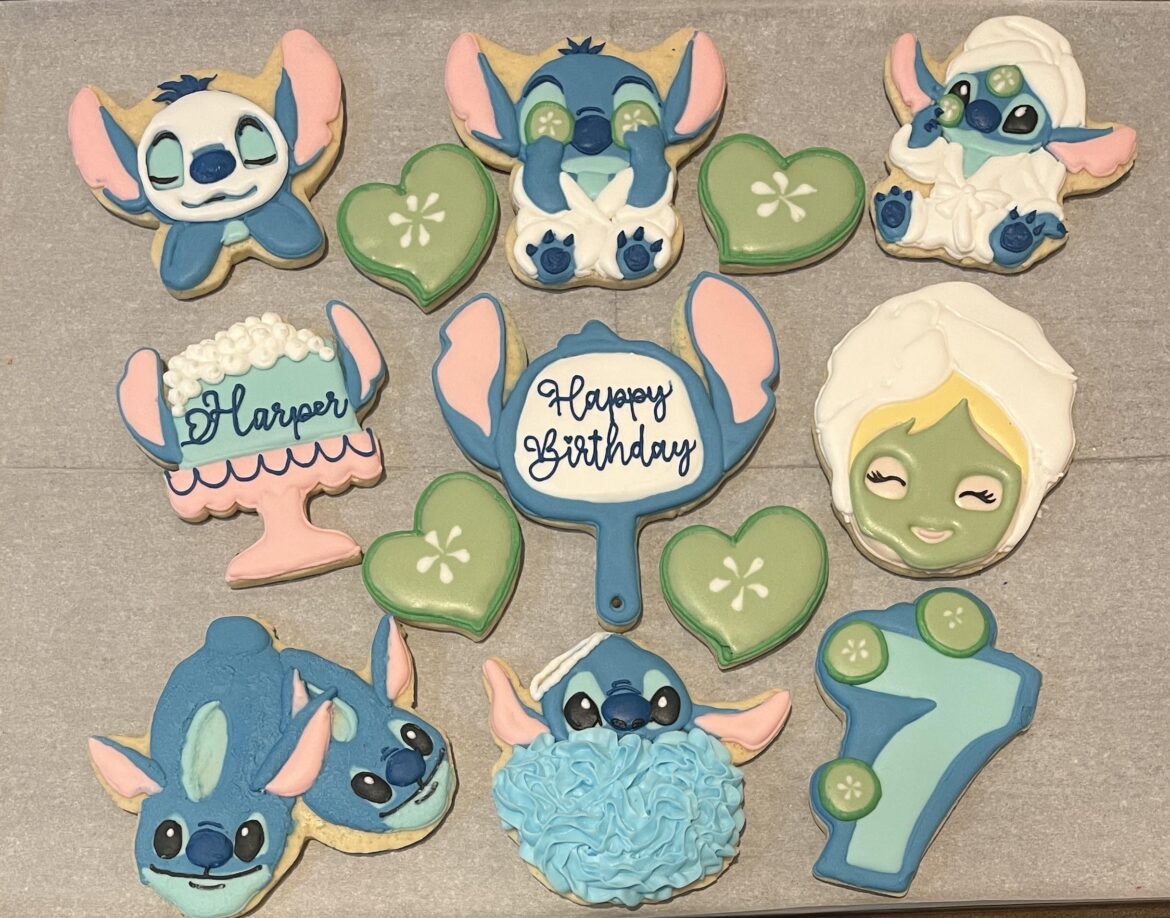 Stitch Spa birthday theme 😝