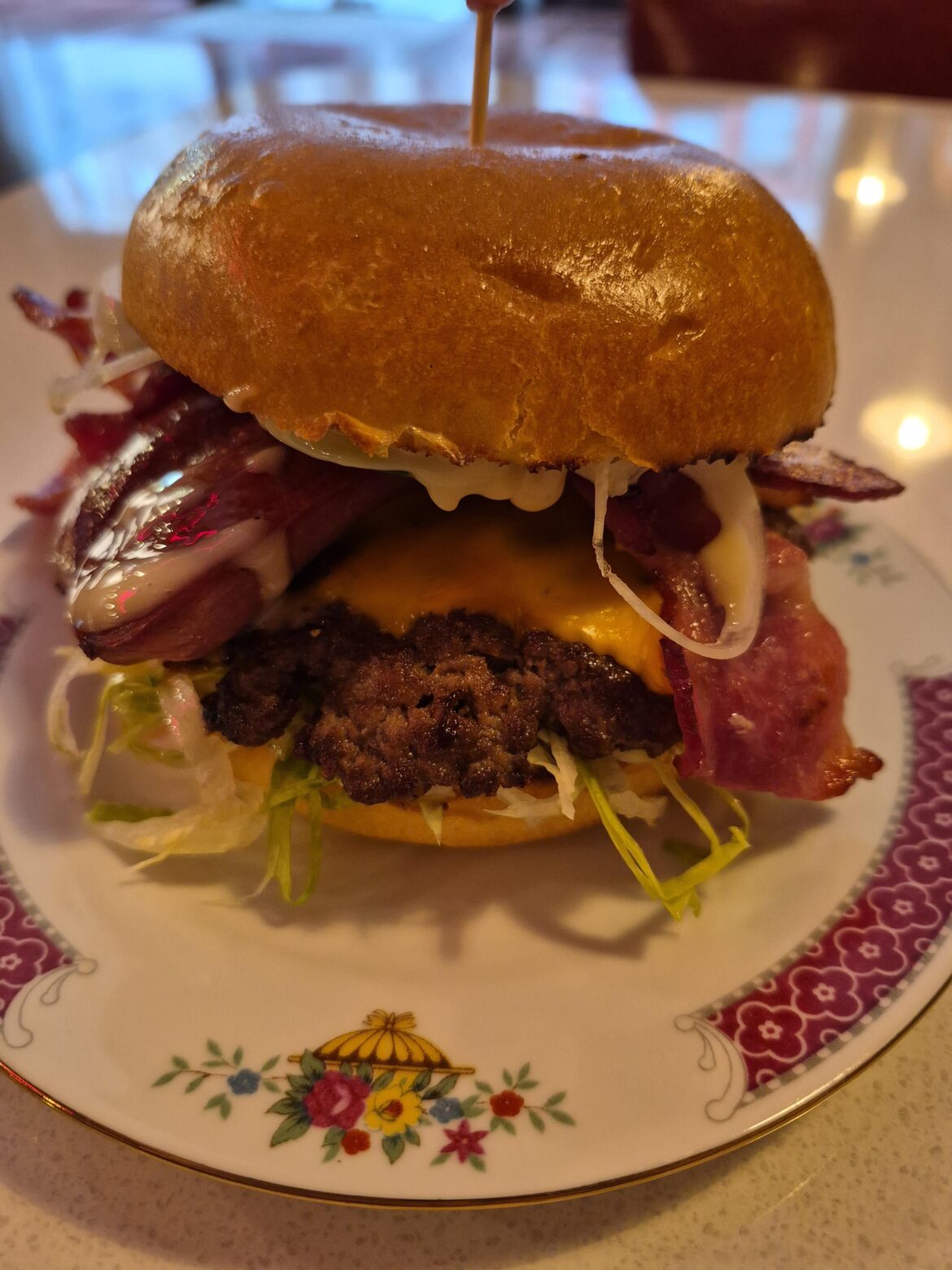 Smash burger I had today.