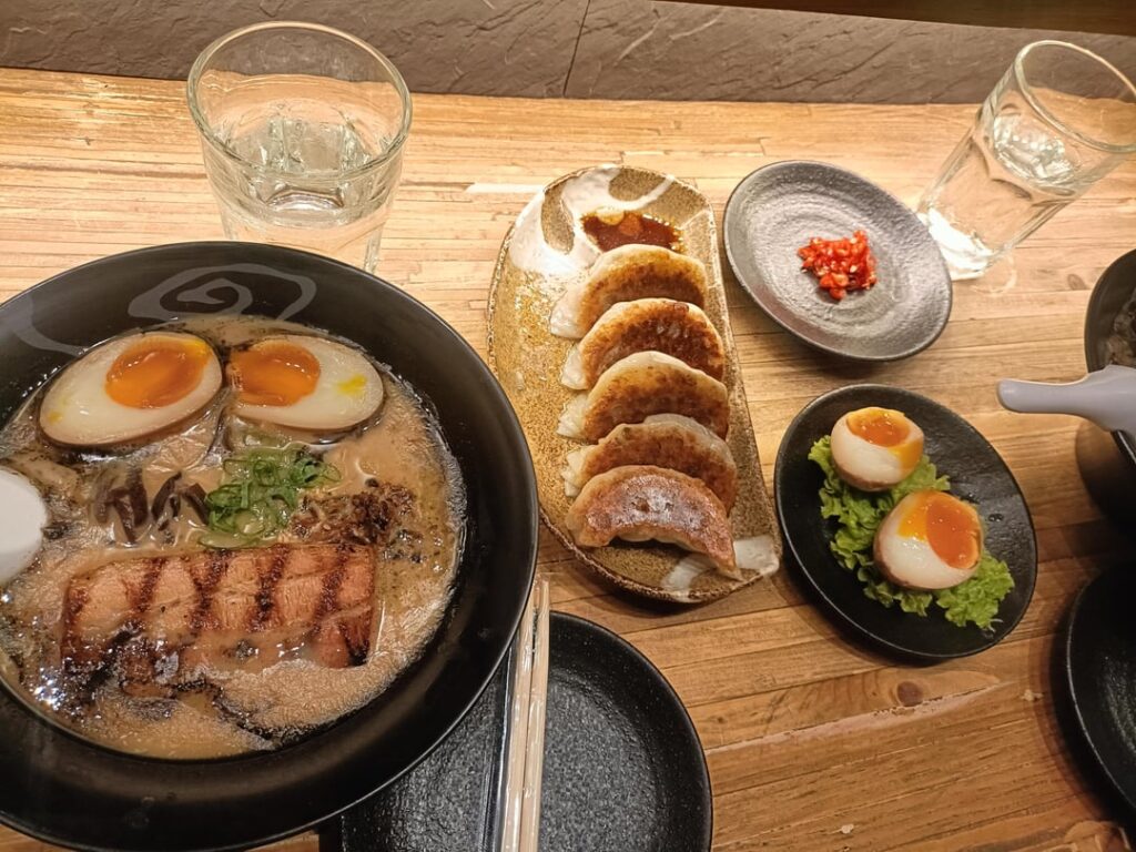 Shoyu with some gyoza!