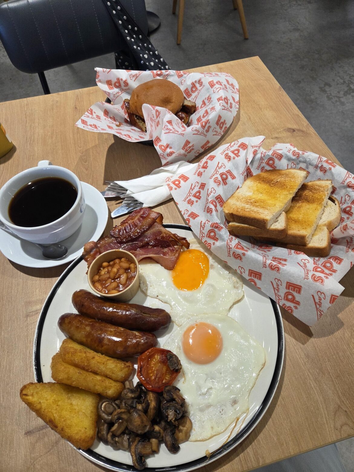 Sainsburys cafe, Rayleigh - £10.95 including coffee
