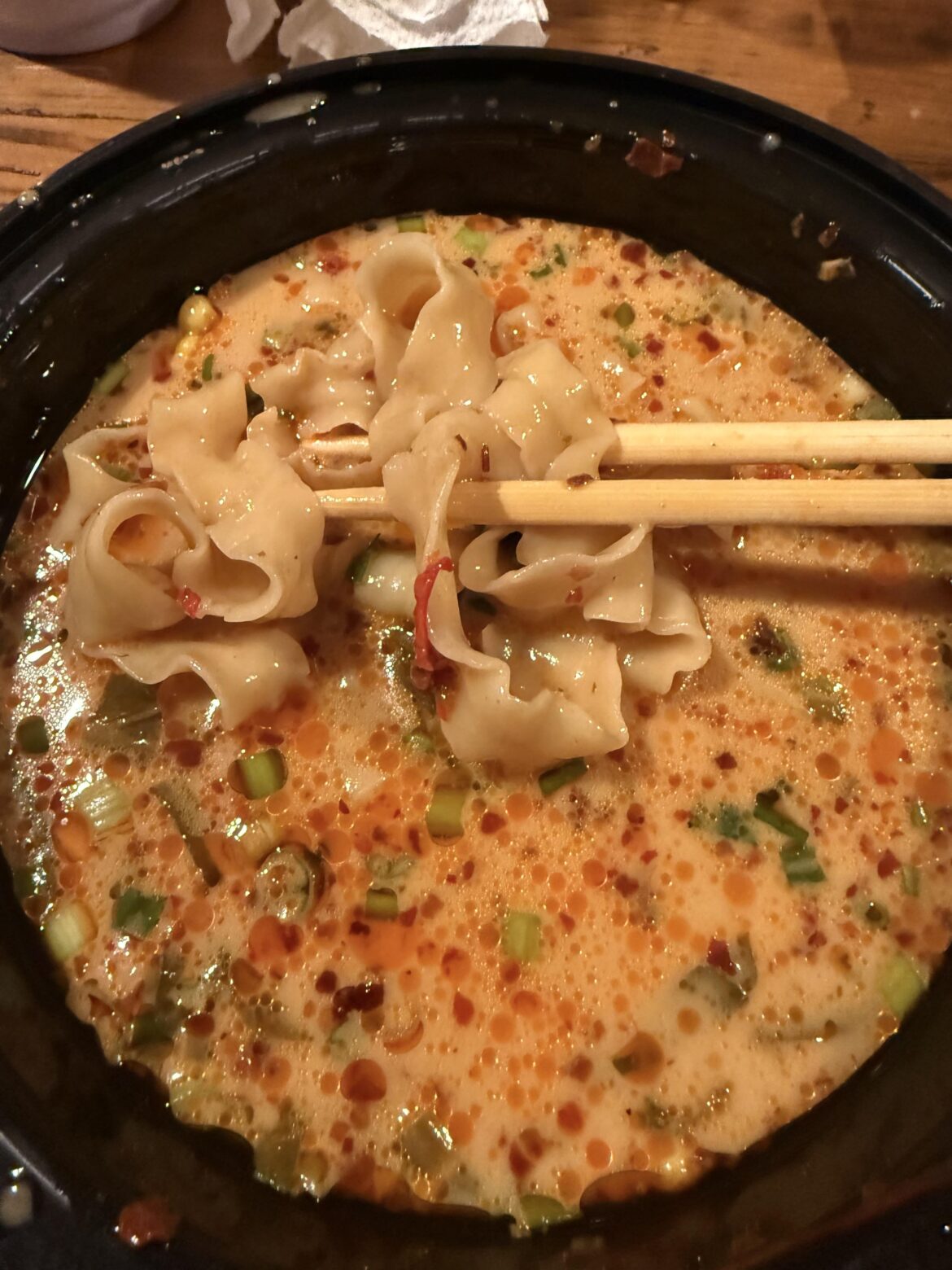 Doraron Eatery (MA) Hellfire Ramen Level 4 (“ThaiFire Spicy”)