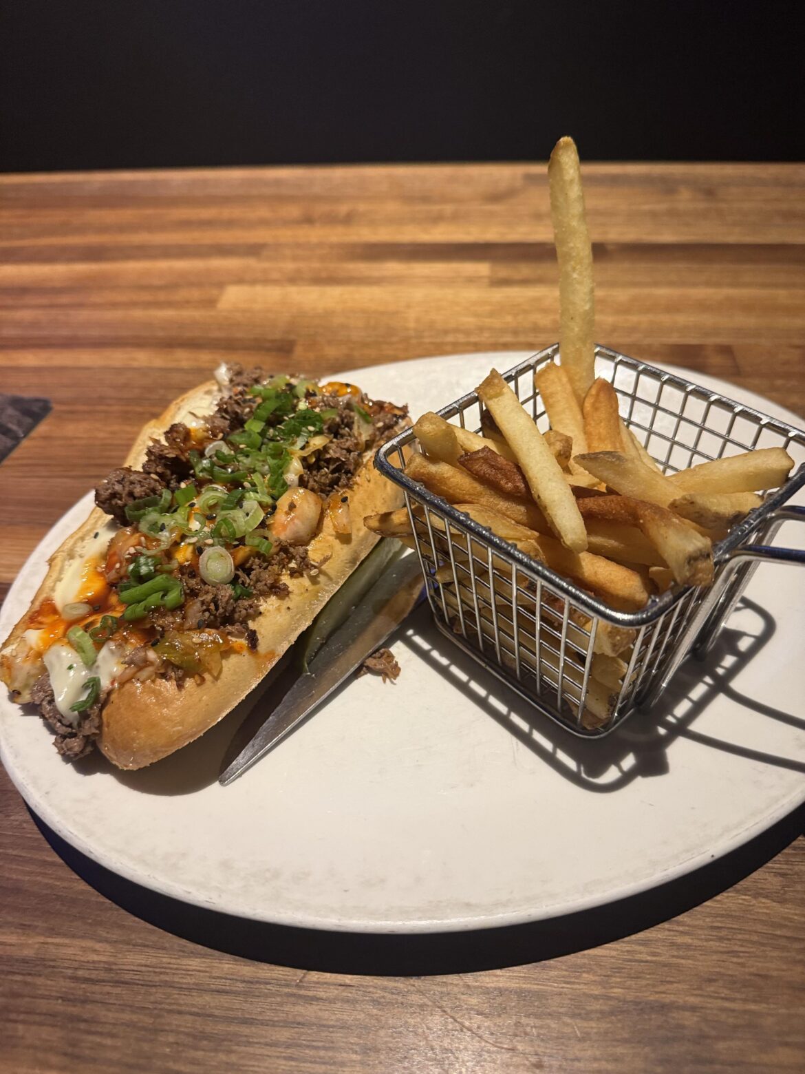 Korean Beef Bulgolgi Cheesesteak