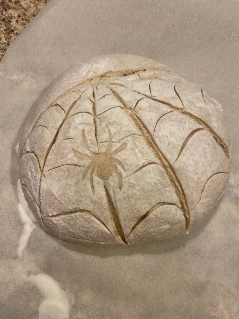 Parchment paper cut-out trick 🕷️🕸️