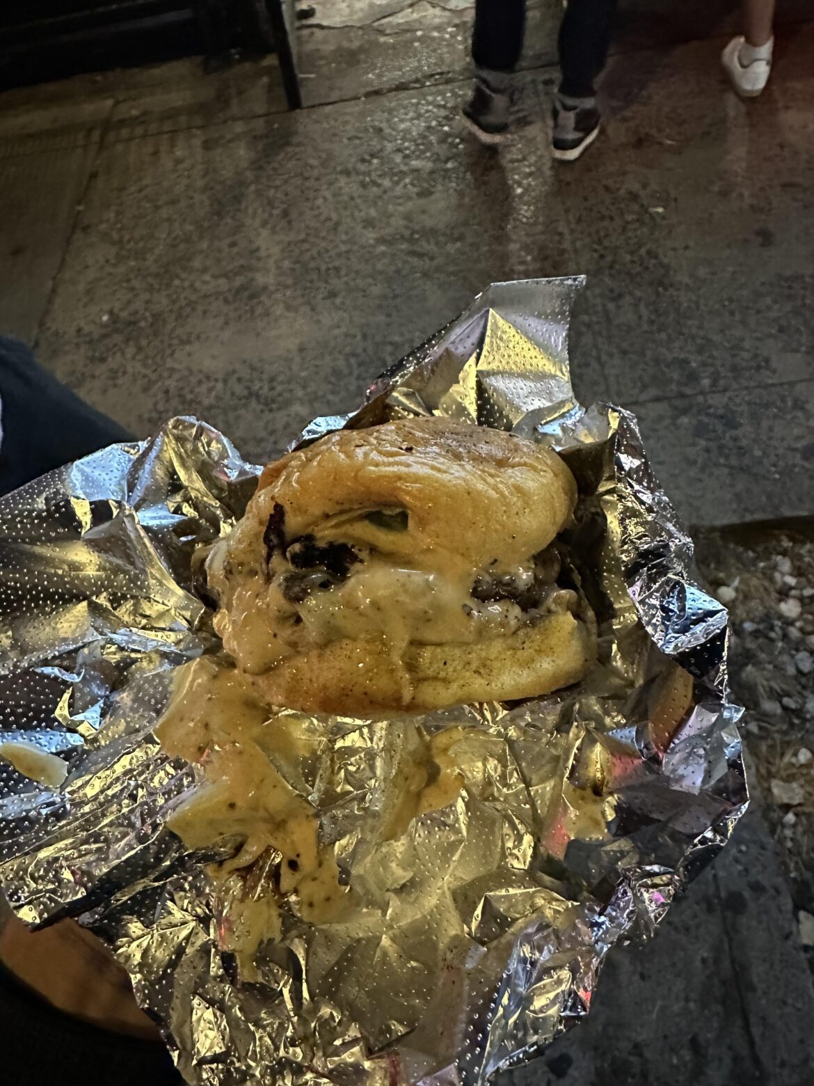 This burger saved me