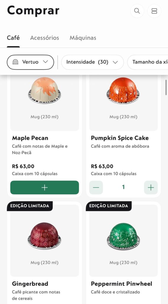 New pods available in Brazil