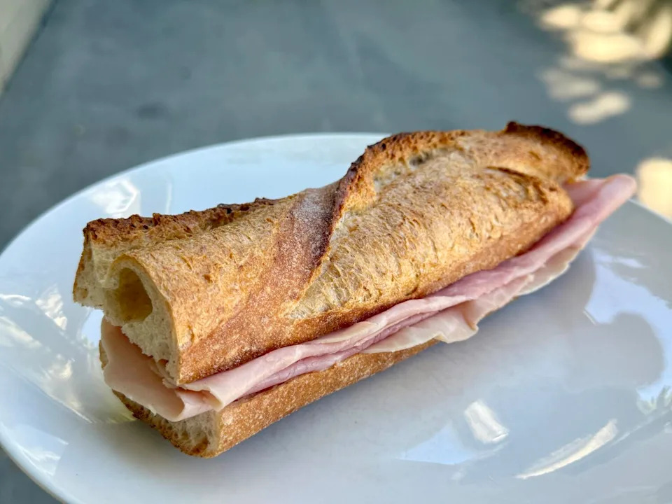 A jambon beurre sandwich made in Los Angeles