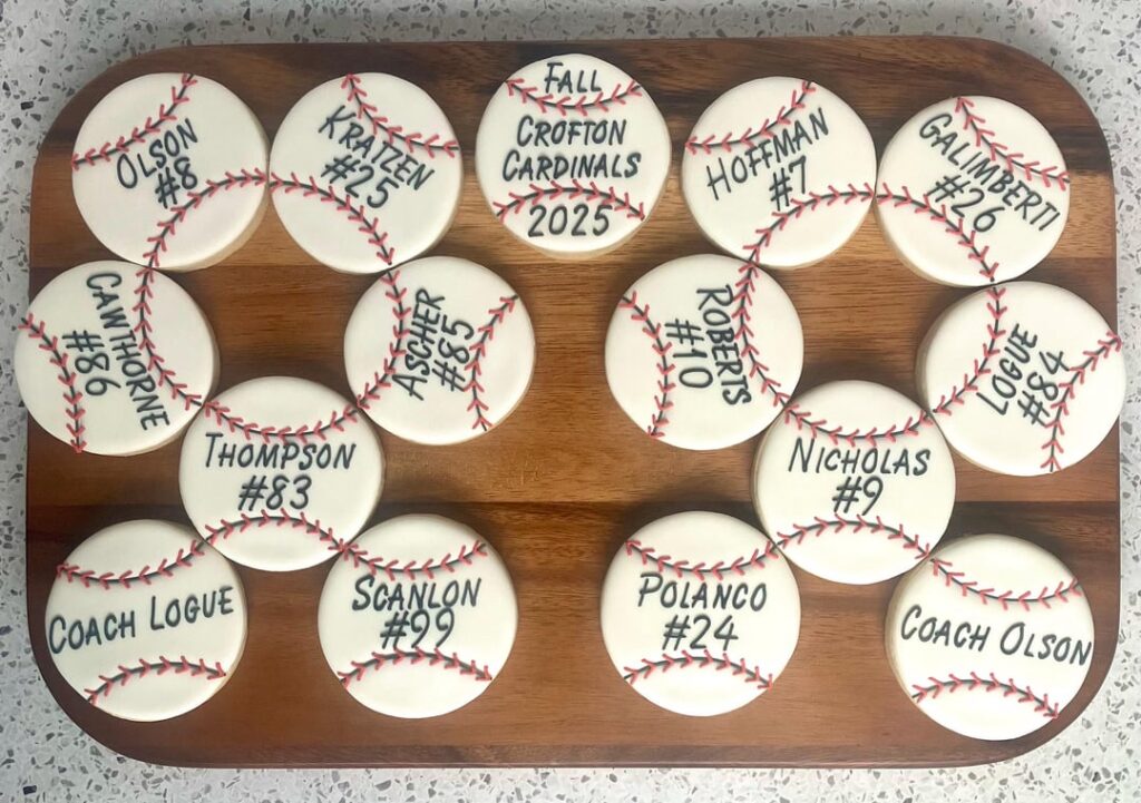 ⚾️ 🥎 It’s tradition! Cookies for my son and daughter’s baseball/softball teams!