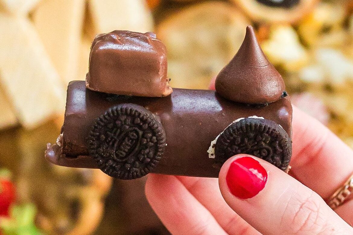 Swiss Roll Train Treats