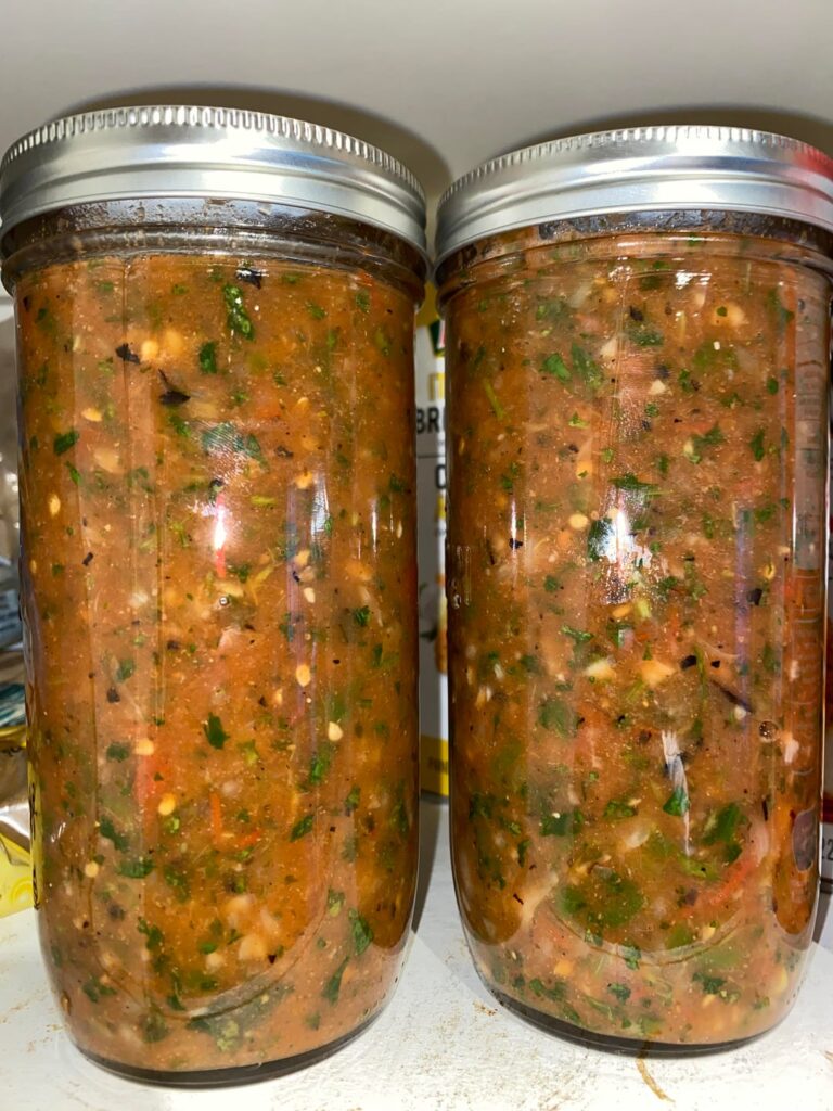 Smoked + Fermented Garden Salsa 🌶️