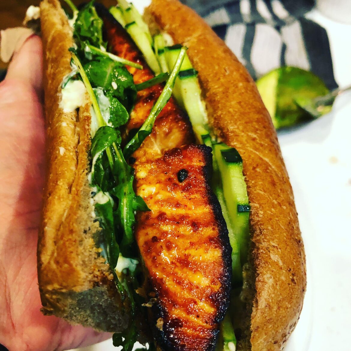 Faroe Island Salmon Sandwich Faroe Island Salmon Sandwich