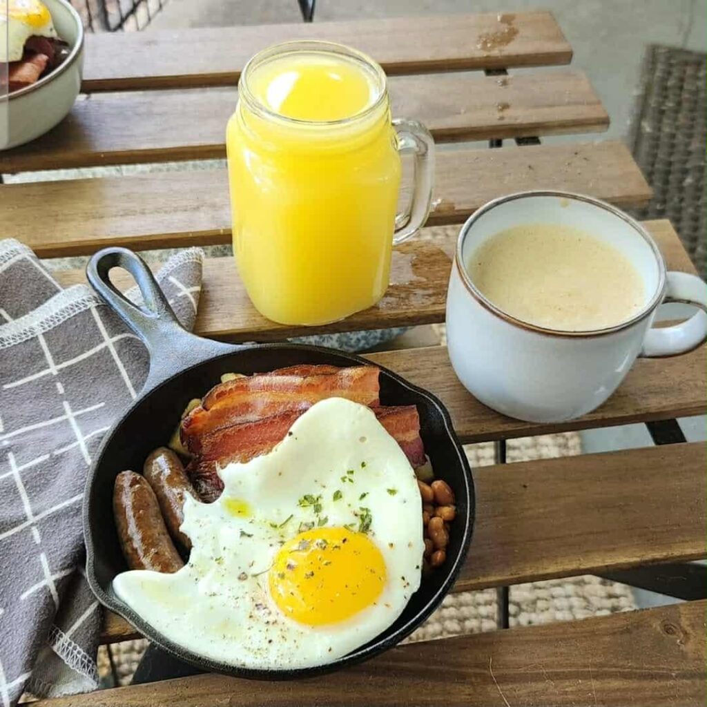 Breakfast for my best friend.