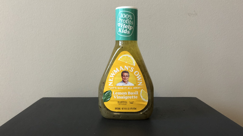 Newman's Own lemon basil vinaigrette.