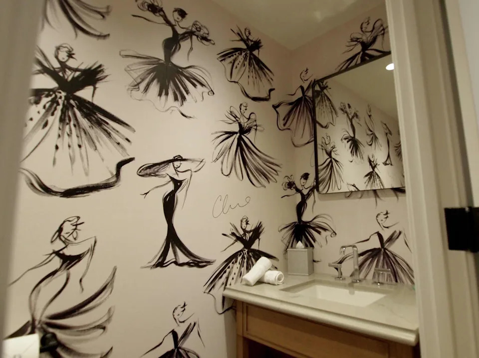 A tour of the interior of the Delamar Westport is held with fashion designer Christian Siriano in Westport, Conn., on Wednesday October 8, 2025. (Christian Abraham/Hearst Connecticut Media)
