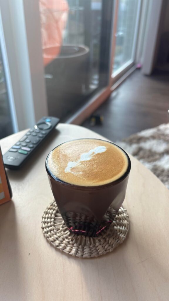 Loving my new cortado glass!