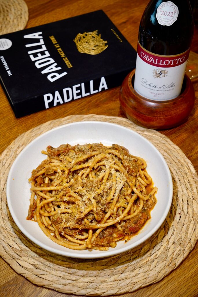 Chestnut Bigoli with Duck Ragù