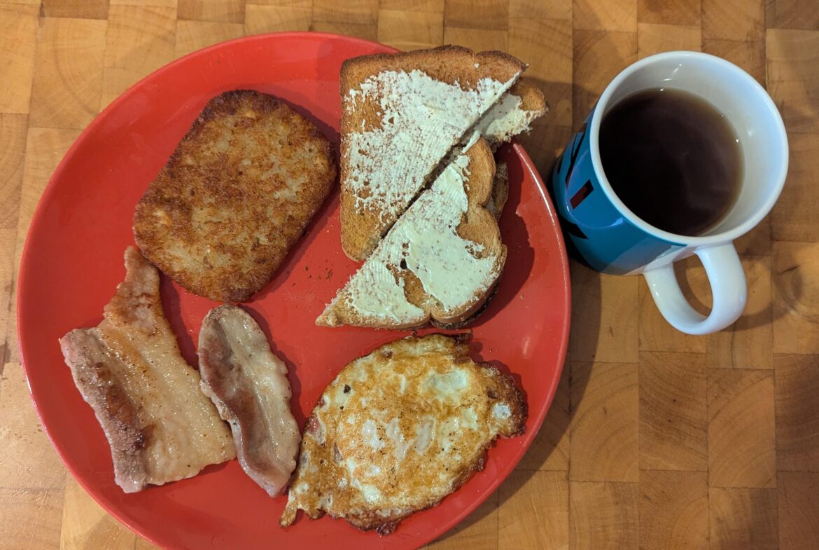 Didn't have bacon, so I used pork belly