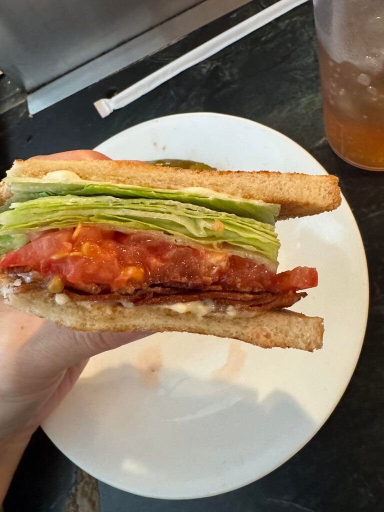 S&P’s BLT is usually a 10/10 taste 7/10 looker, but today they served me this beauty