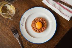 Steak tartare at Bavette