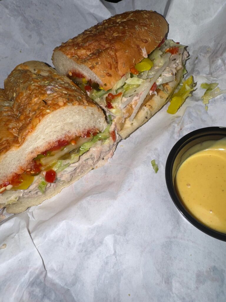 Tuna sub from Jersey Mike's.