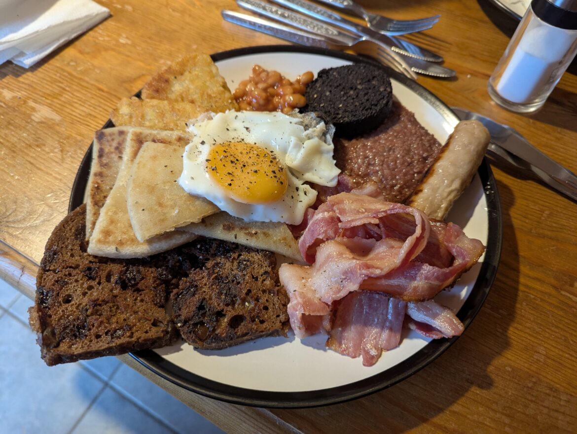 My son said he fancied some bacon.