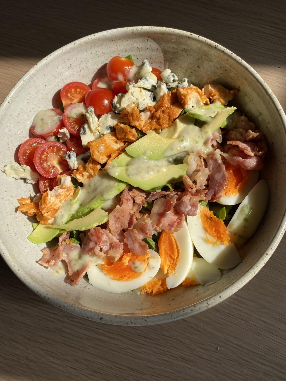 Any salad that includes eggs is a good salad