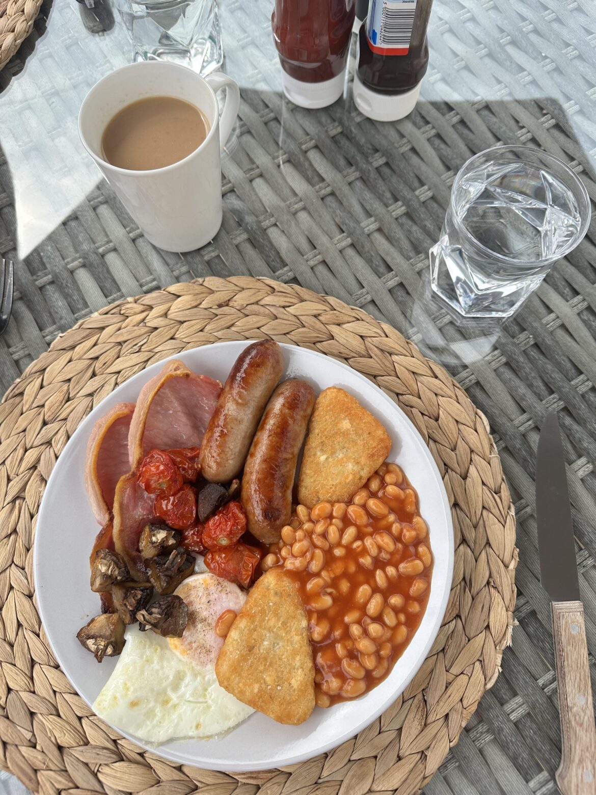 Bank holiday breakfast.