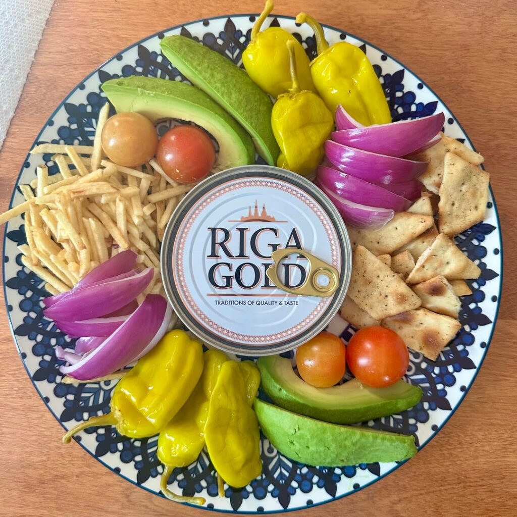 A little too smokey for me. Riga Gold smoked sprats in oil.