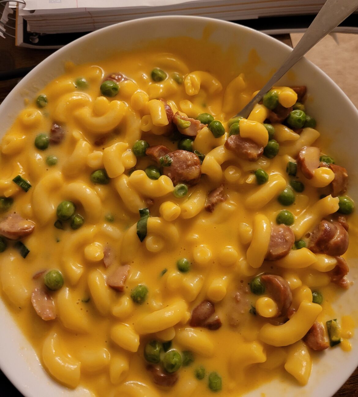 Pimped up microwave mac and cheese