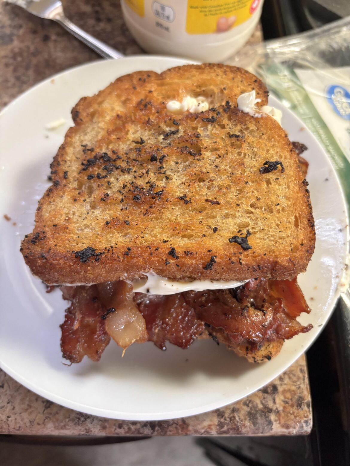 Just made a bacon sandwich