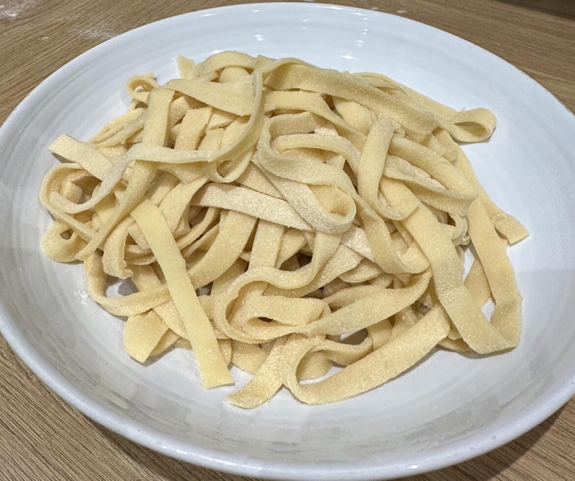 Homemade Tagliatelle