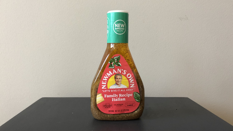 Newman's Own family recipe Italian dressing.