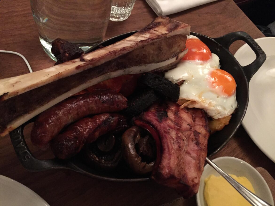 Retro breakfast: Hawksmoor Guildhall, April 2016, £17 Retro breakfast: Hawksmoor Guildhall, April 2016, £17